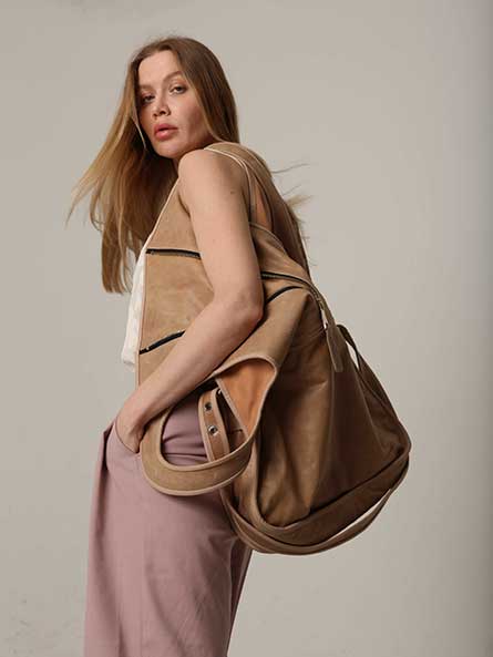 Women's Leather Business Bags With Practical Layouts