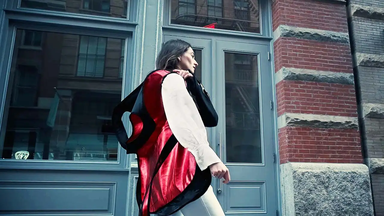 Leather Backpack in NYC