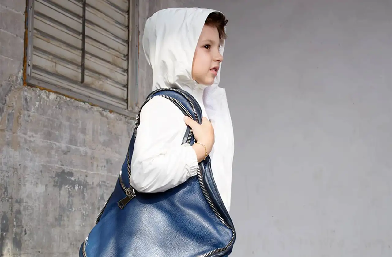 Personalized Leather Tote Bags Customized for Kids