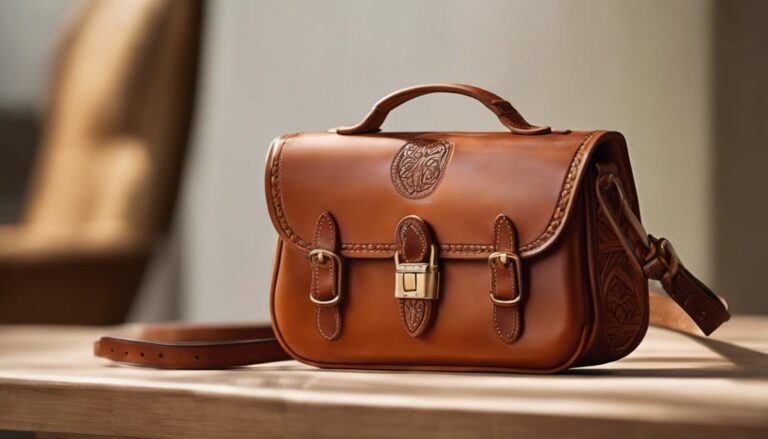 vintage leather saddle bags