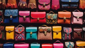 vibrant bags with style